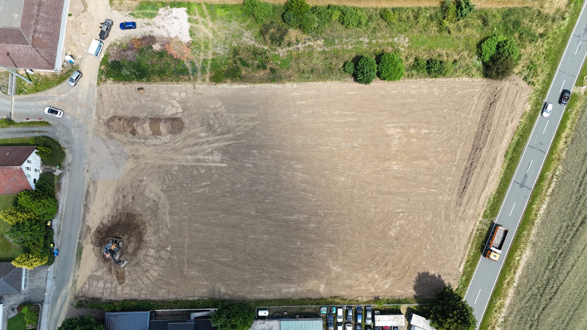 Baustart für Lager- und Garagenpark von smartUP in Gladenbach
