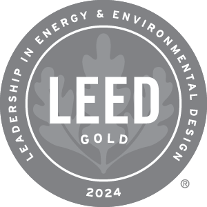 LEED Gold 2024 Zertifikat für Energie- und Umweltdesign